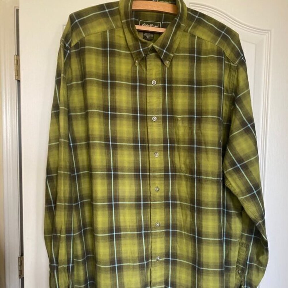 Eddie Bauer Casual Button Down Shirt Tall XL